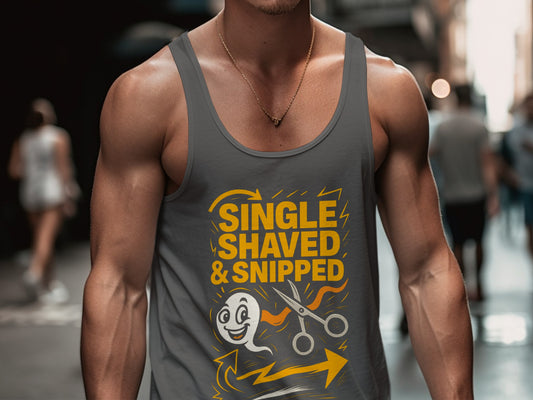 Single Shaved and Snipped Tank Top Product Type