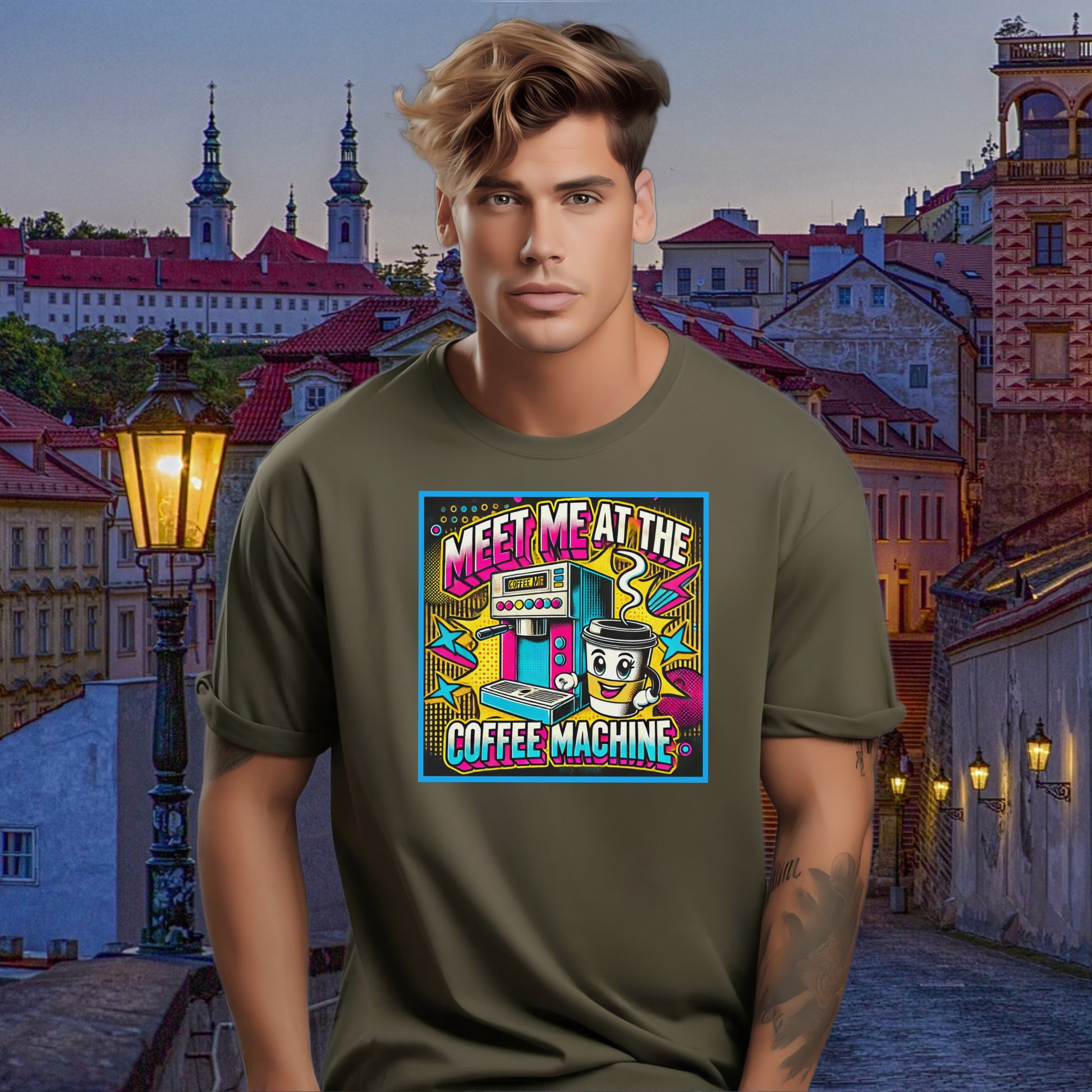 Meet Me At The Coffee Machine T-shirt product type