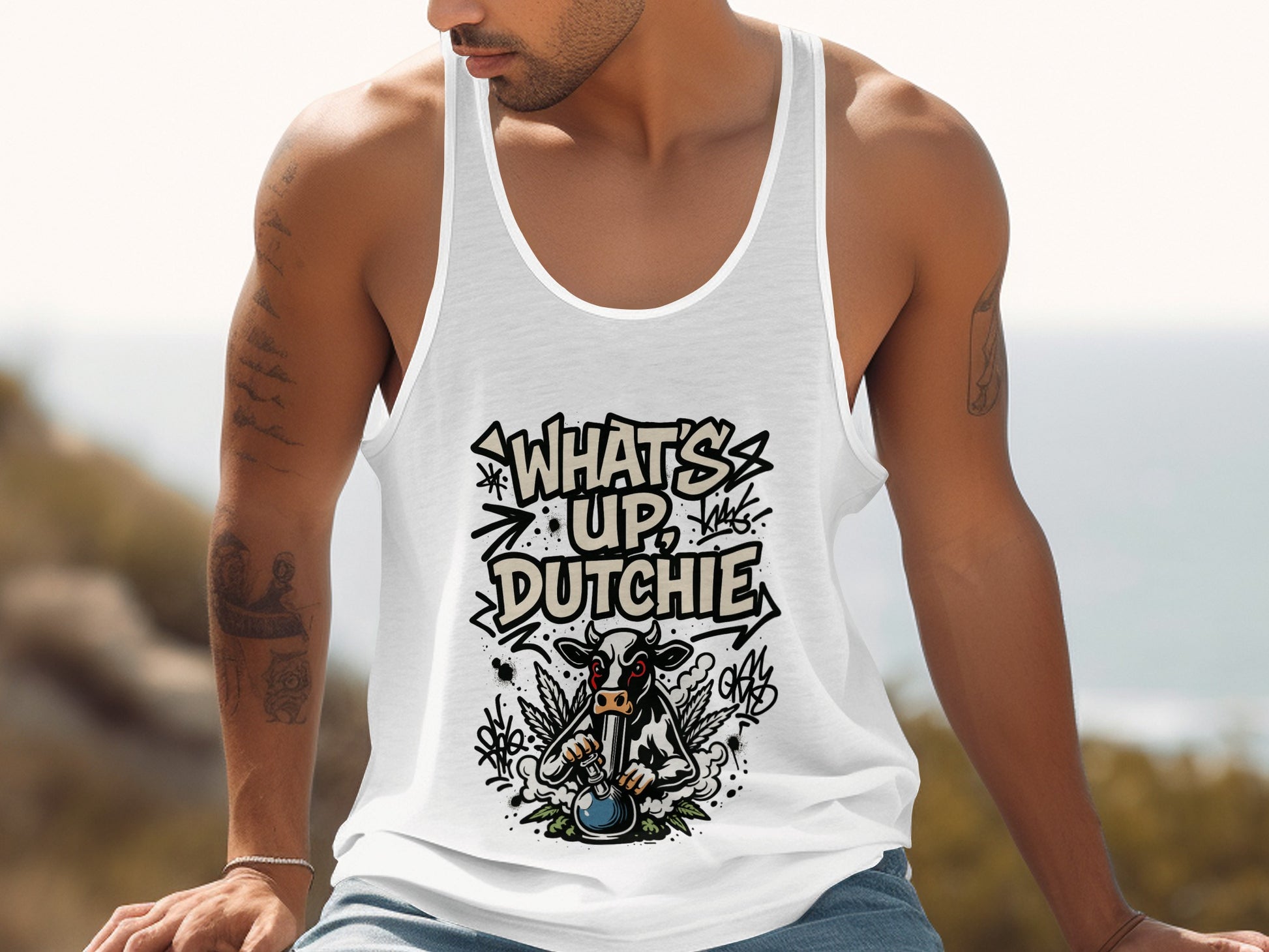 What's Up Dutchie Graphic Tank Top product type