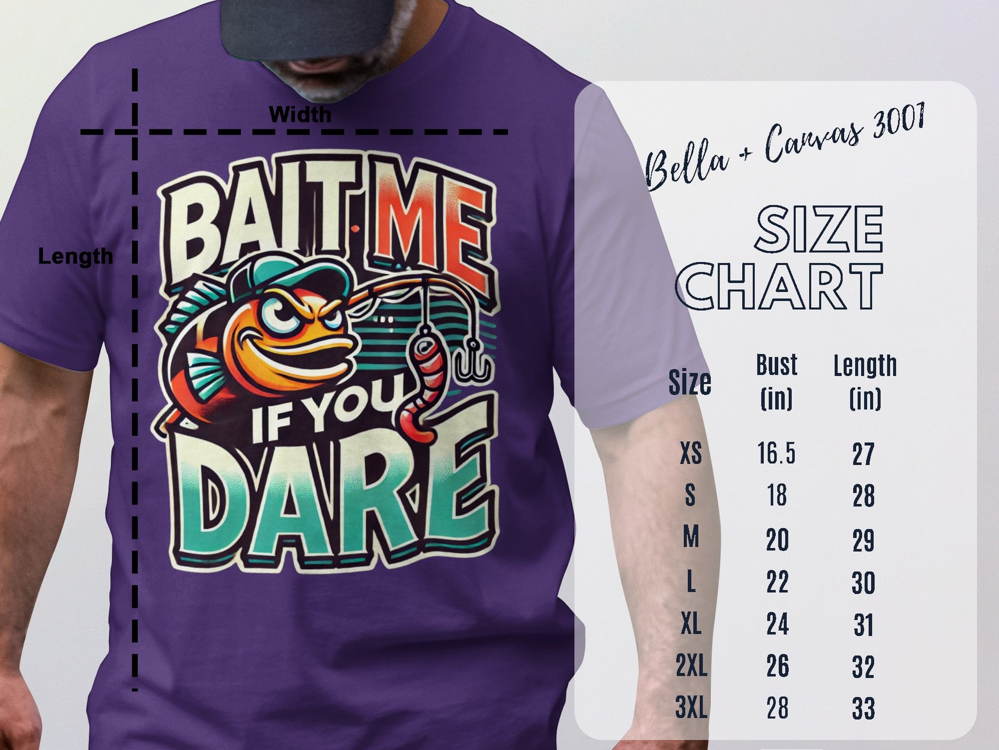 Bait Me If You Dare Men T-Shirt Graphic Design product