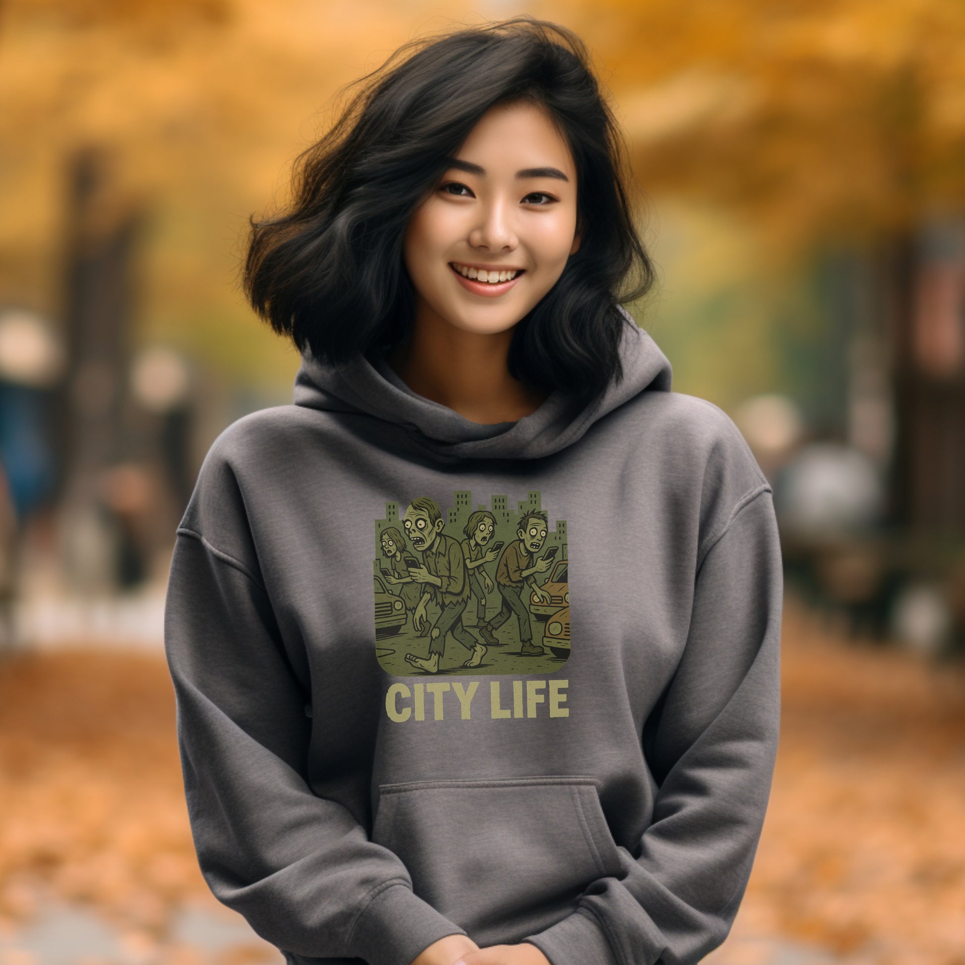 City Life Hoodie for Urban Enthusiasts Apparel