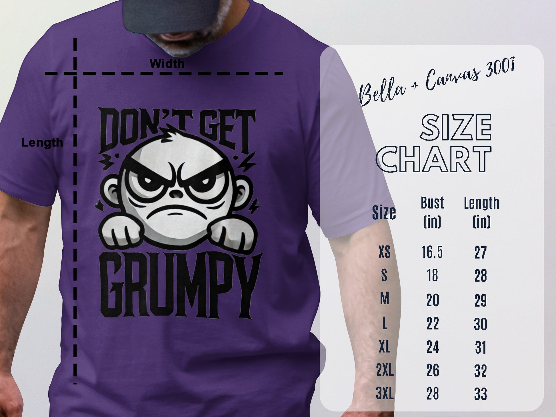 Don't Get Grumpy Graphic Tshirt product type