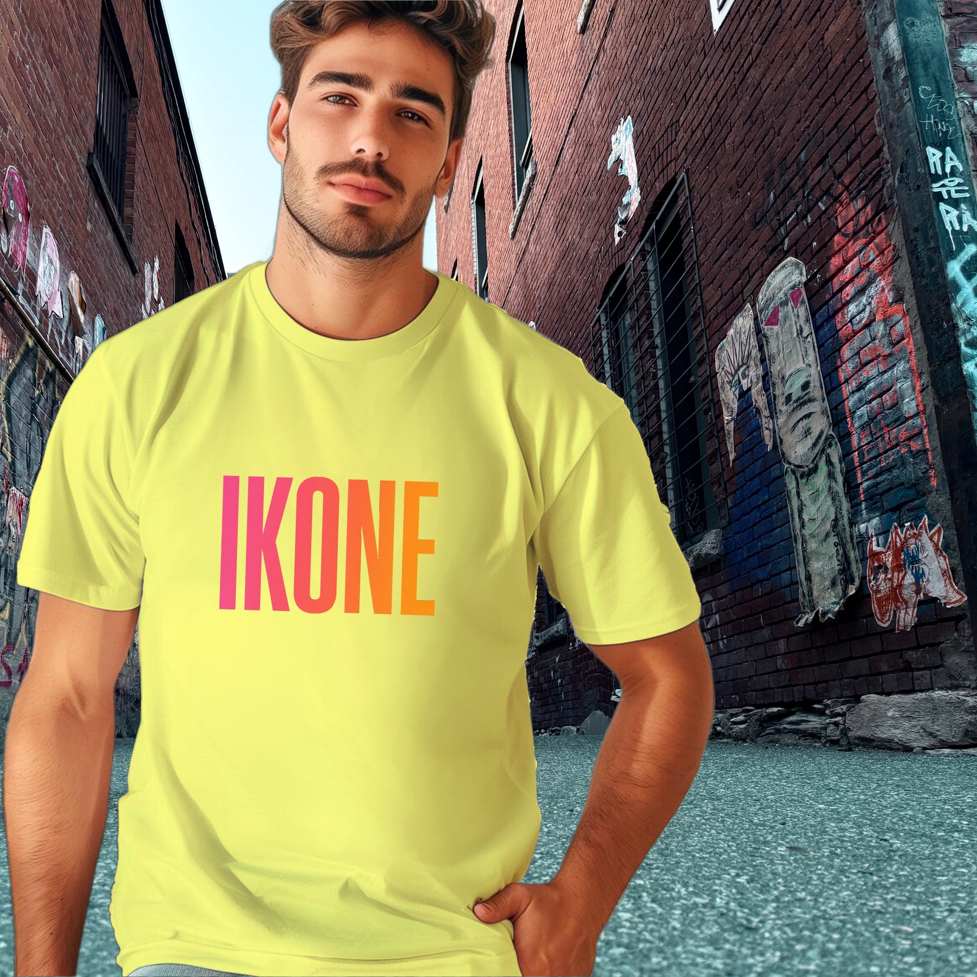 Stylish Ikone Graphic Tee for Urban Fashion Enthusiasts