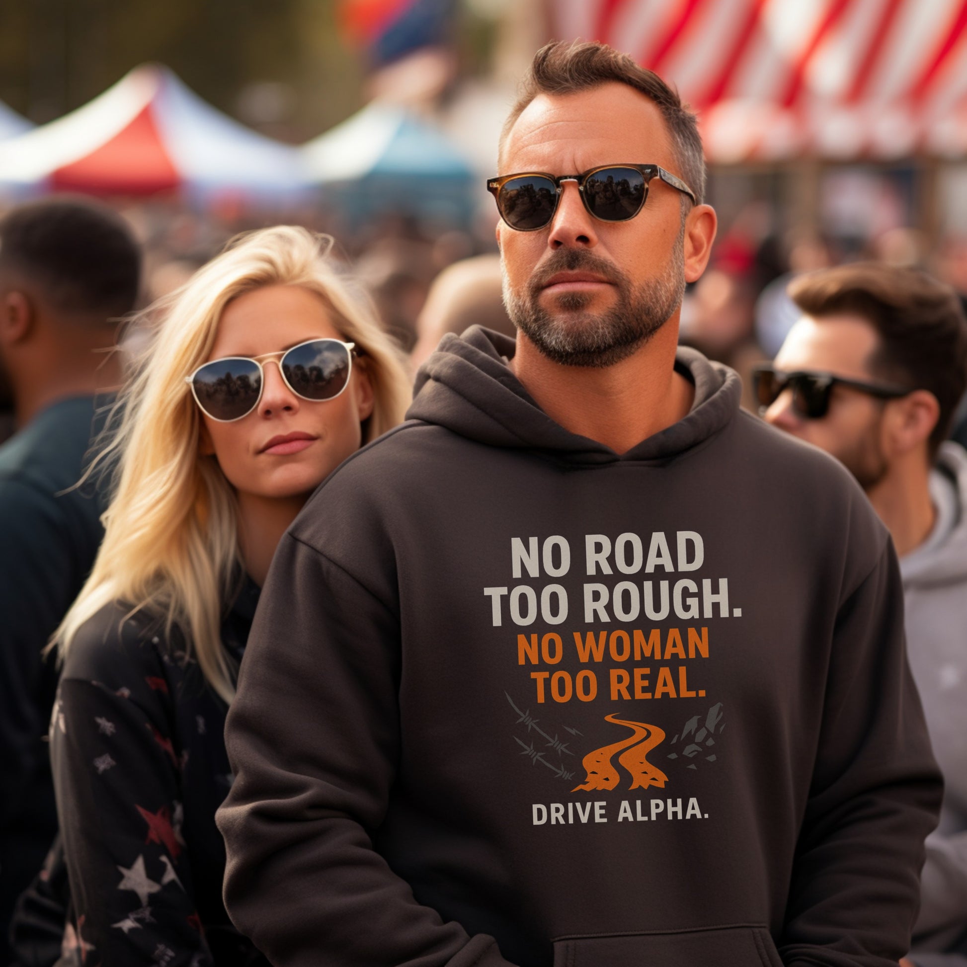 No Road Too Rough No Woman Too Real Hoodie