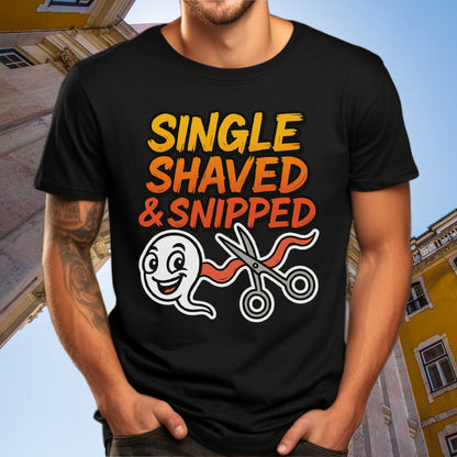Single Shaved and Snipped Graphic T-shirt product type