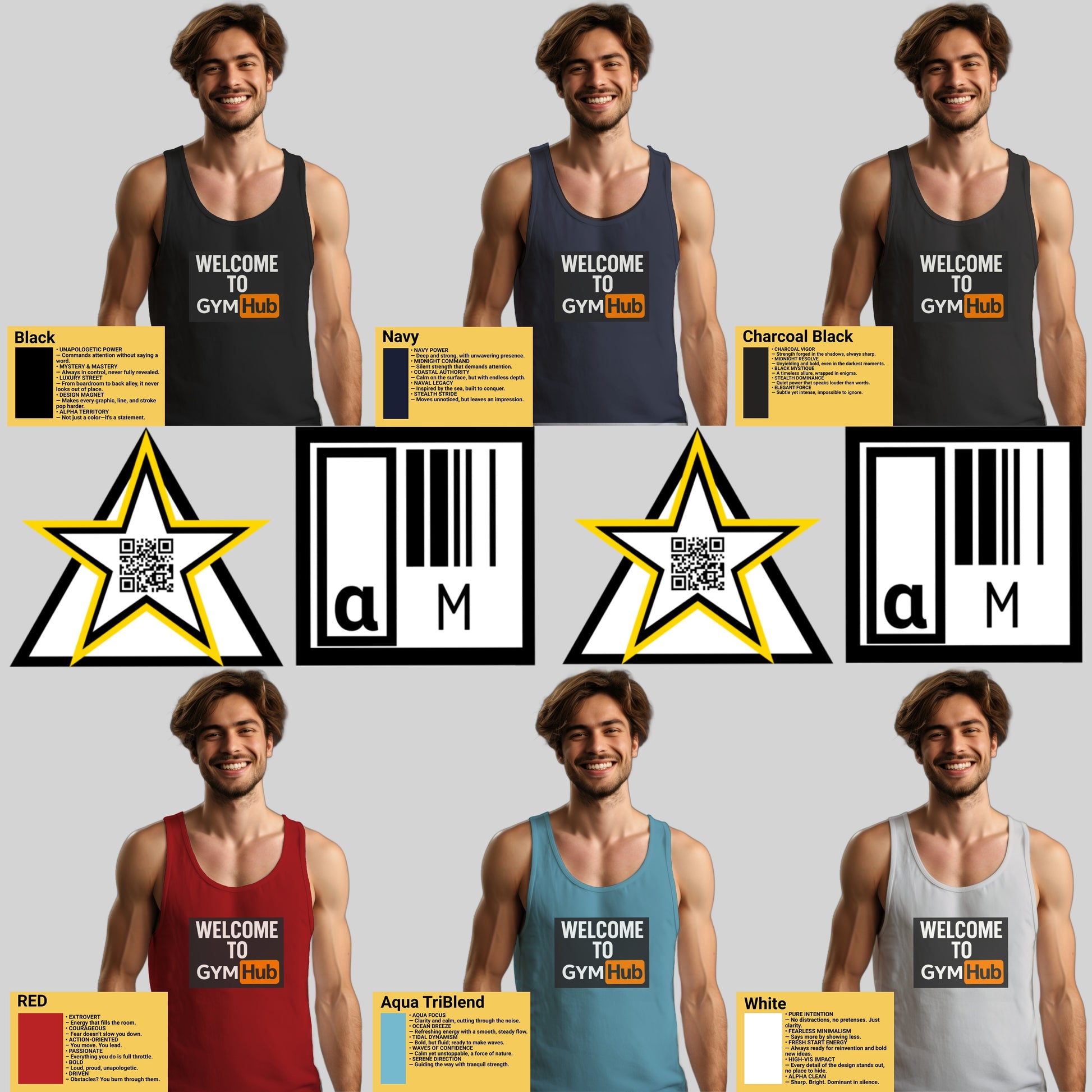Welcome to Gym Hub Tank Top Gym Wear product type