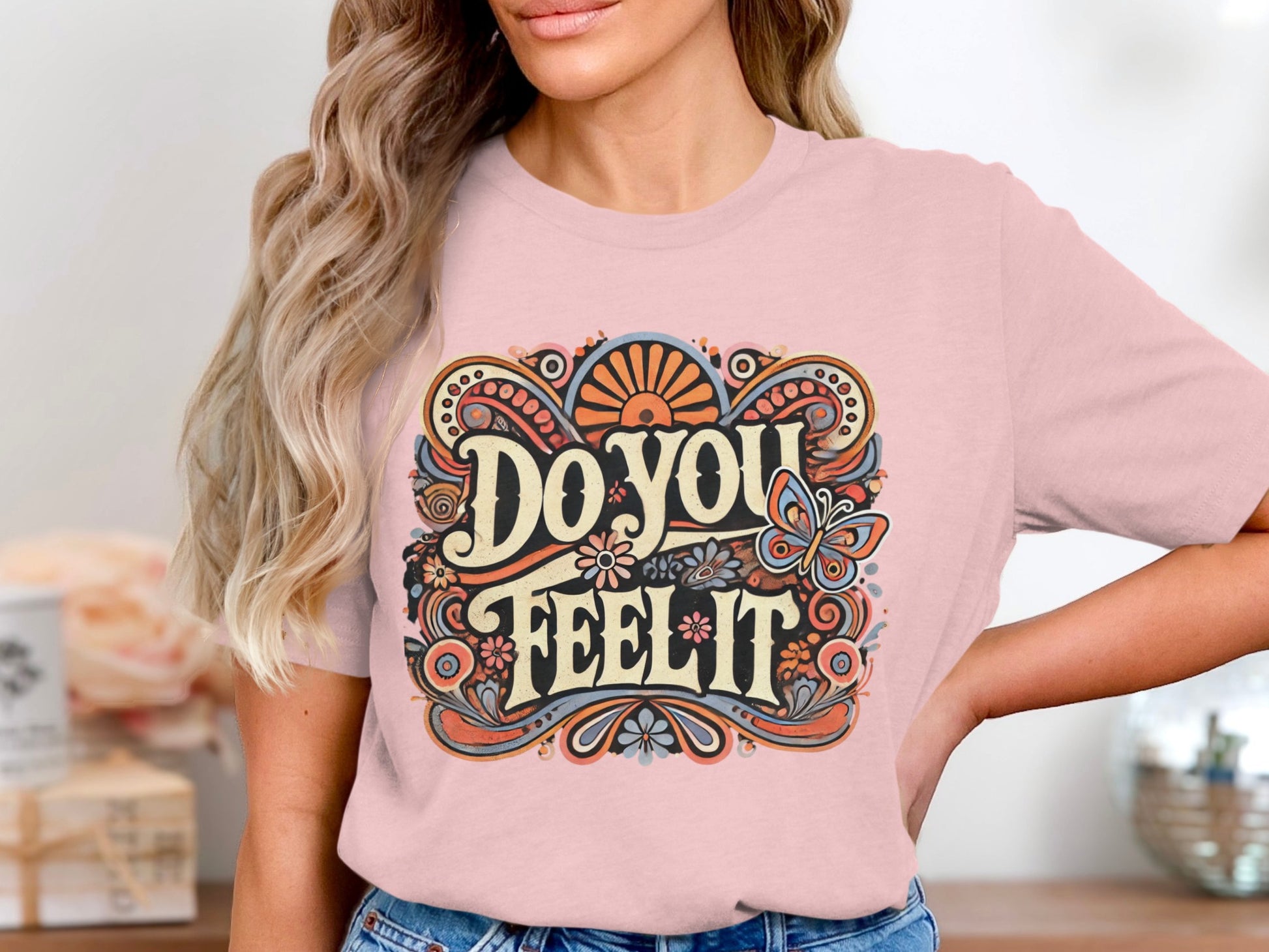 Do You Feel It Graphic Tee Shirt product type