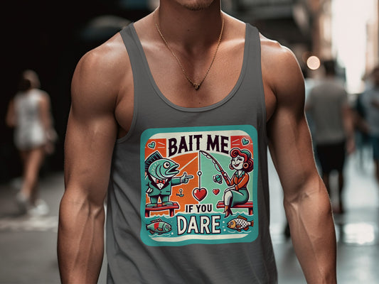 Bait Me If You Dare Print Graphic Tank Top Product