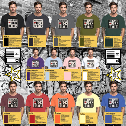 Red Flags F*** Better Graphic Tee Product