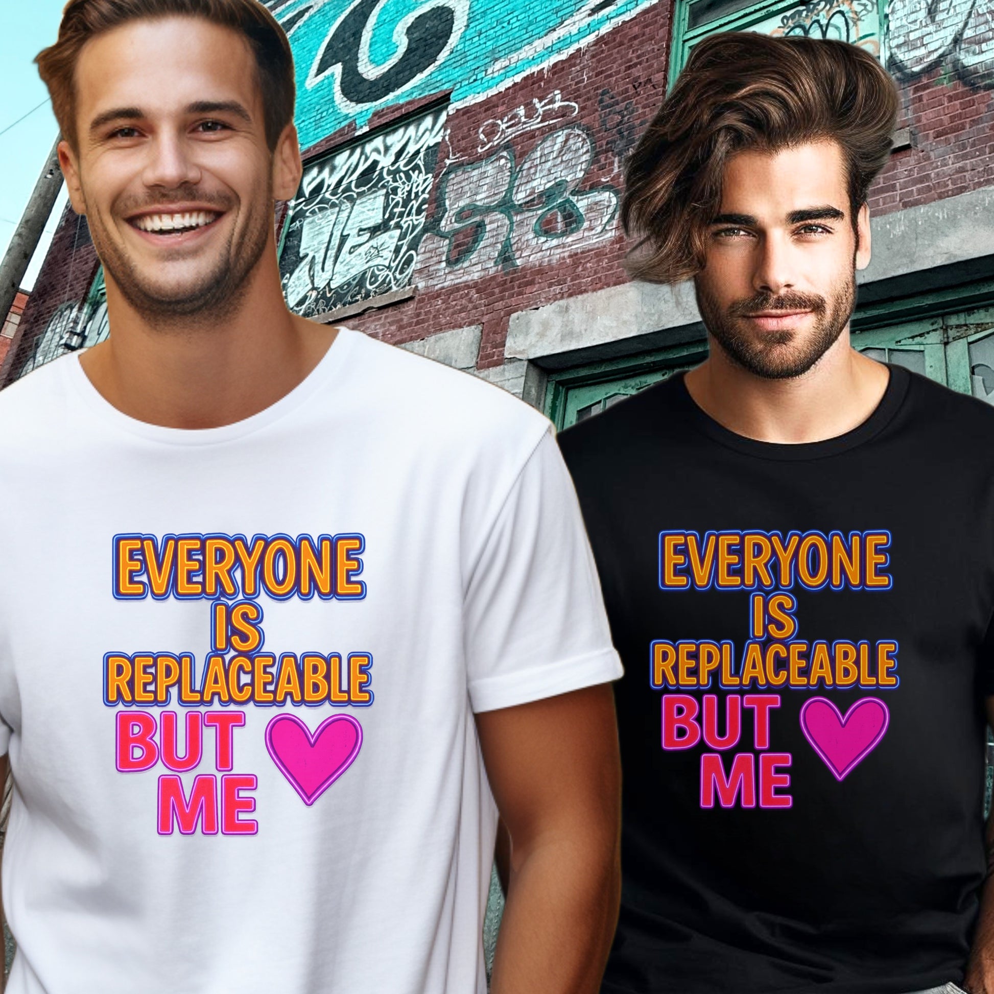 Everyone Is Replaceable But Me Heart Print product type