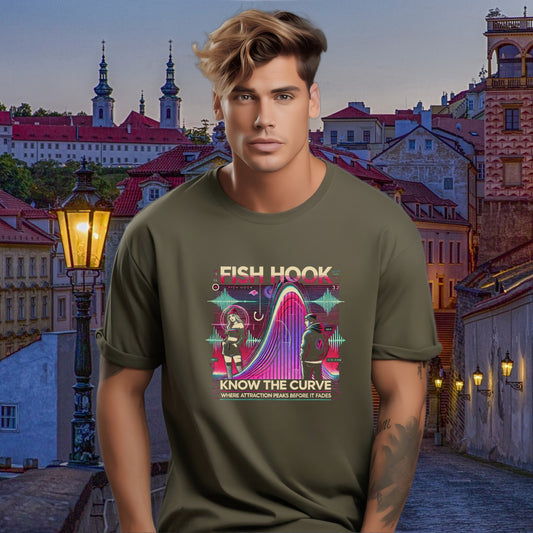 Fish Hook Know The Curve Graphic Tee Product