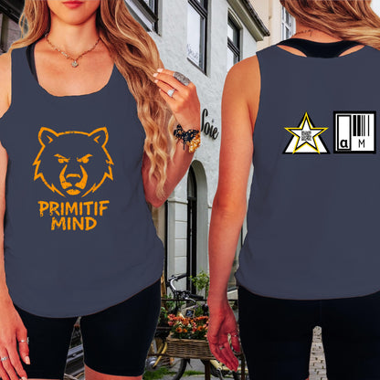 Primitif Mind Bear Graphic Design Tank Top product