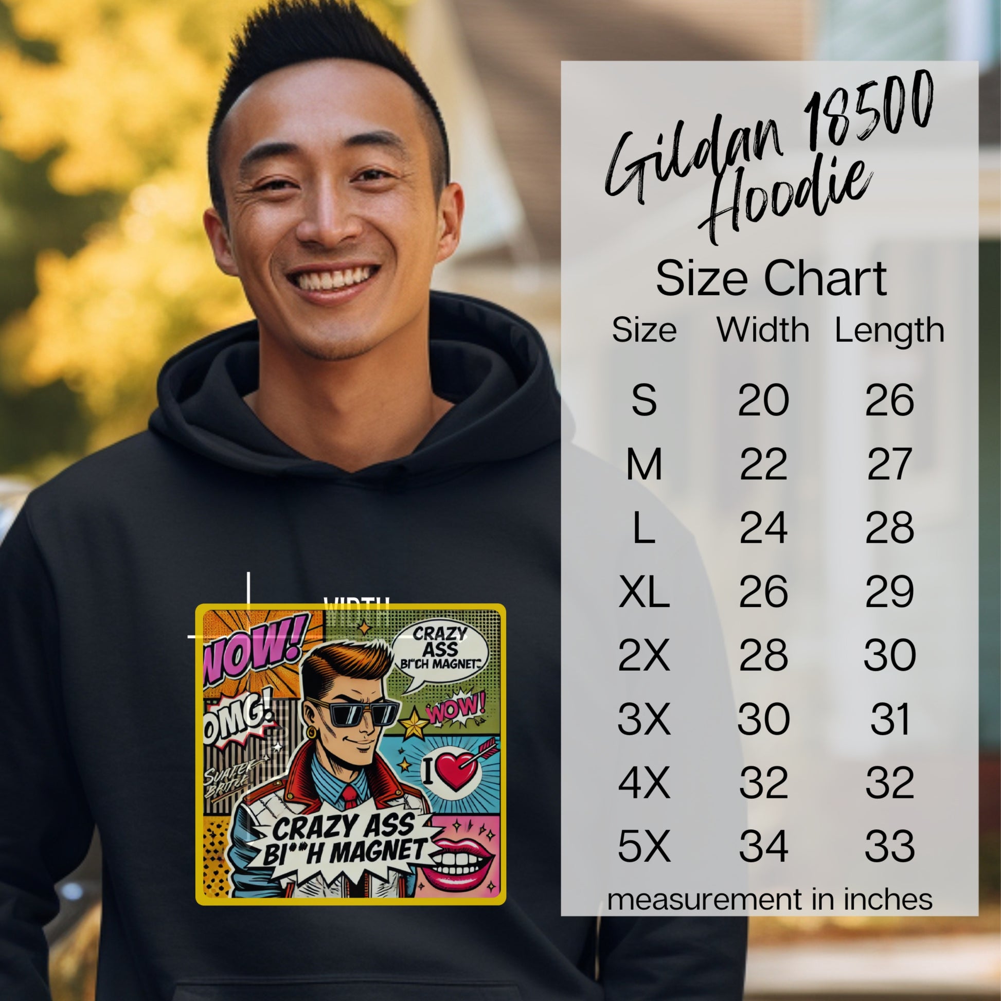 Crazy Graphic Novelty Hoodie Fun Statement Hoodie product