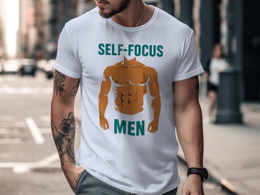 Self Focus Men Motivational Graphic T-Shirt product