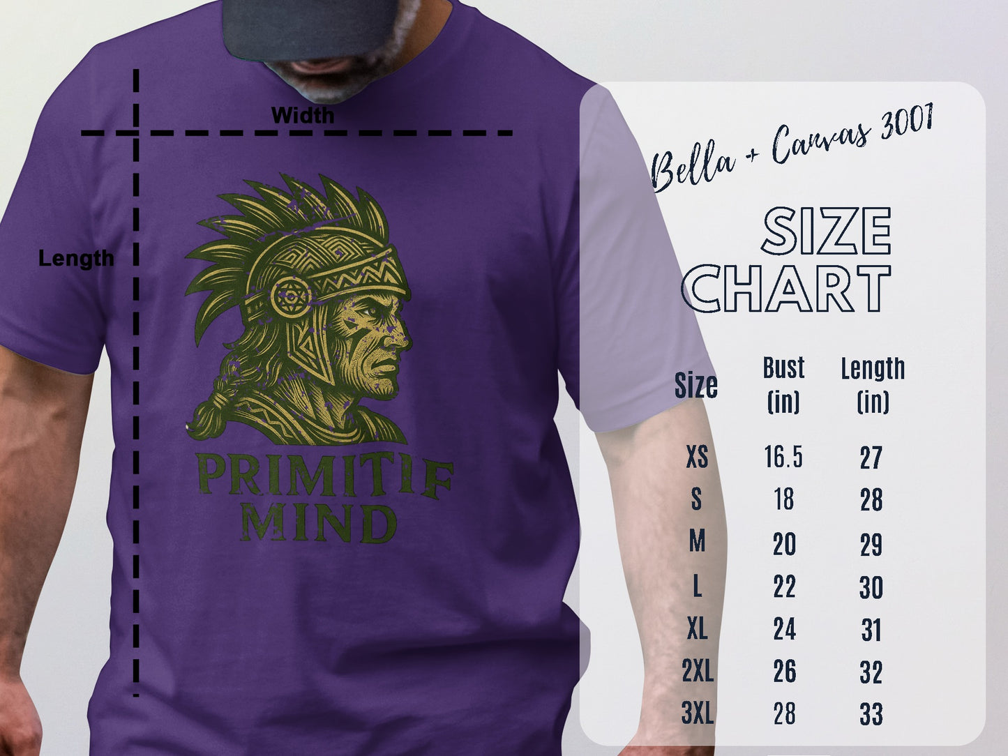 Purple T-Shirt with Bold Primotif Mind Design product