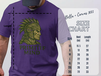 Purple T-Shirt with Bold Primotif Mind Design product
