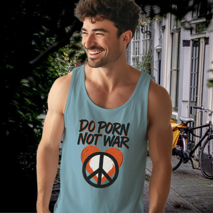 Do Porn Not War Print Design Tank Top product