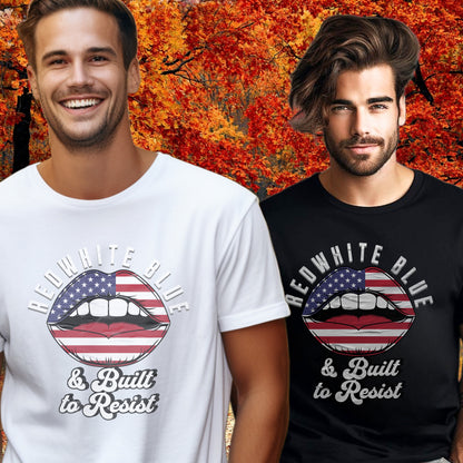 Redwhite Blue & Built to Resist T-shirt product type