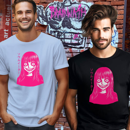 Creepy Pink Face Graphic Shirt