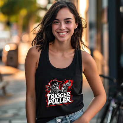 Trigger Puller Graphic Design Tank Top product