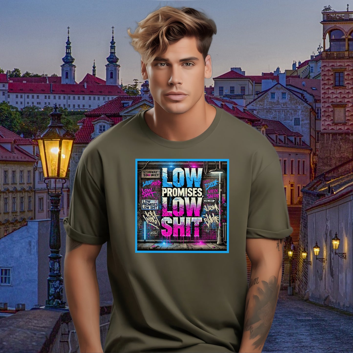 Low Promises Low Shit Graphic T-Shirt product type