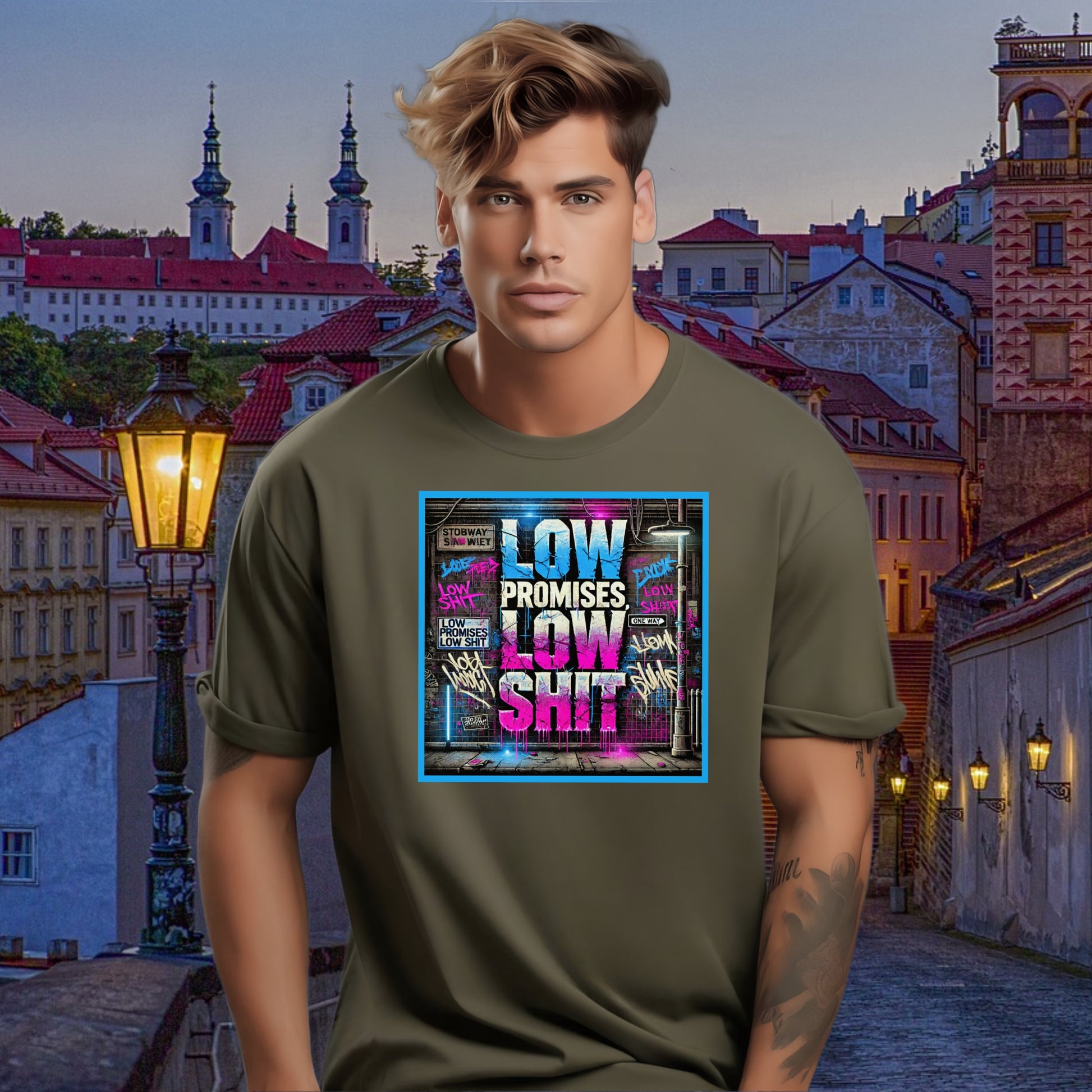 Low Promises Low Shit Graphic T-Shirt product type