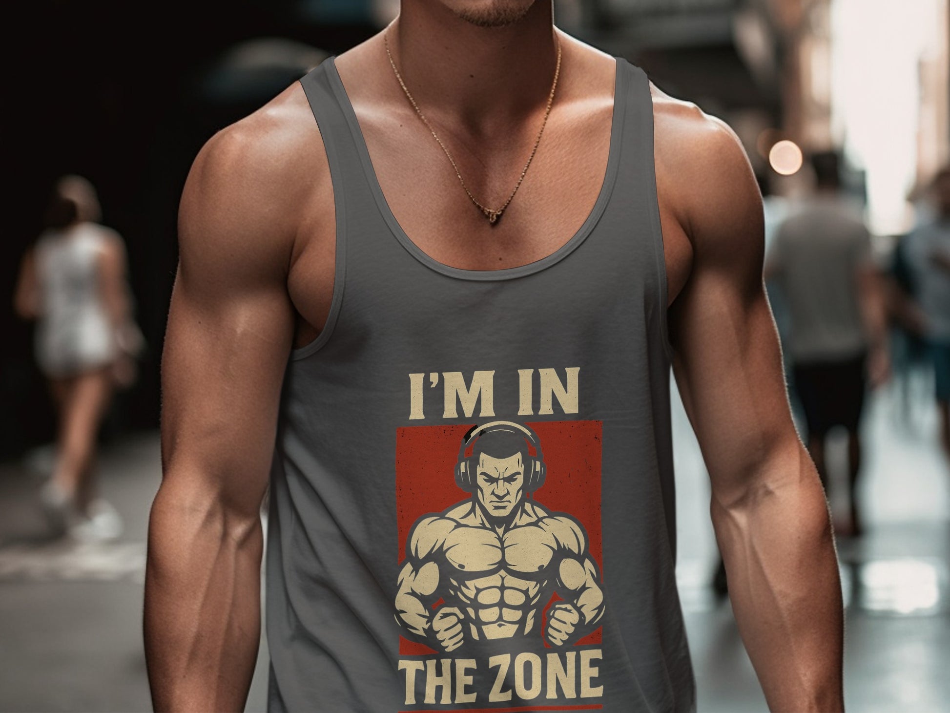 I'm In The Zone Graphic Workout Tank Top product