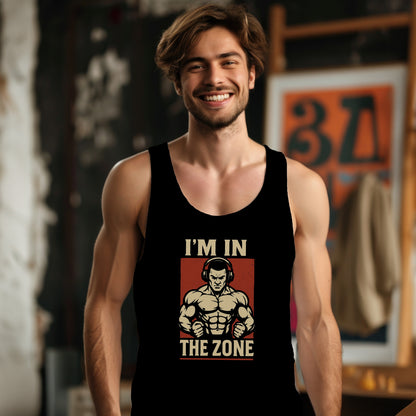 I'M IN THE ZONE Motivational Gym Tank Top product