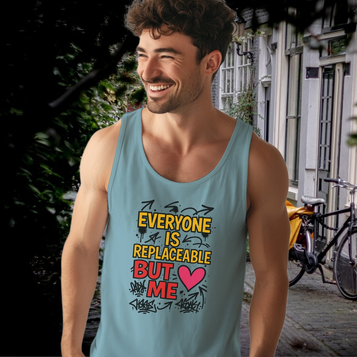 Everyone Is Replaceable But Me Graphic Tank product