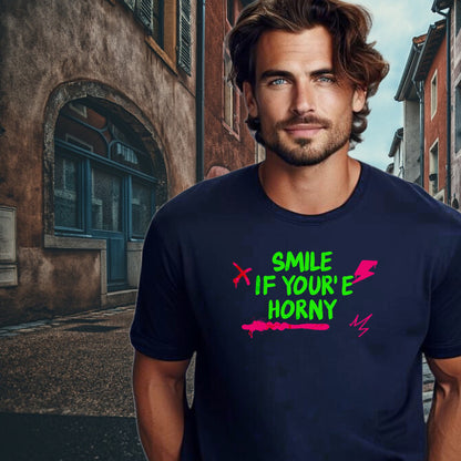 Smile If You're Horny T-Shirt product