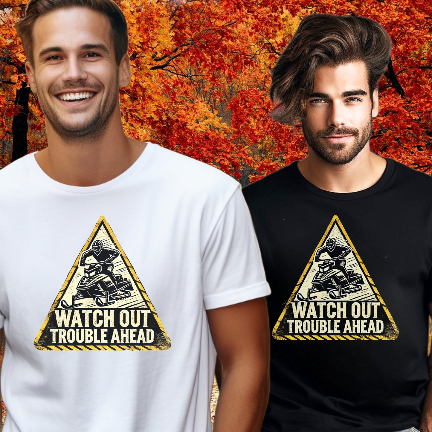 Watch Out Trouble Ahead Graphic T-shirt product