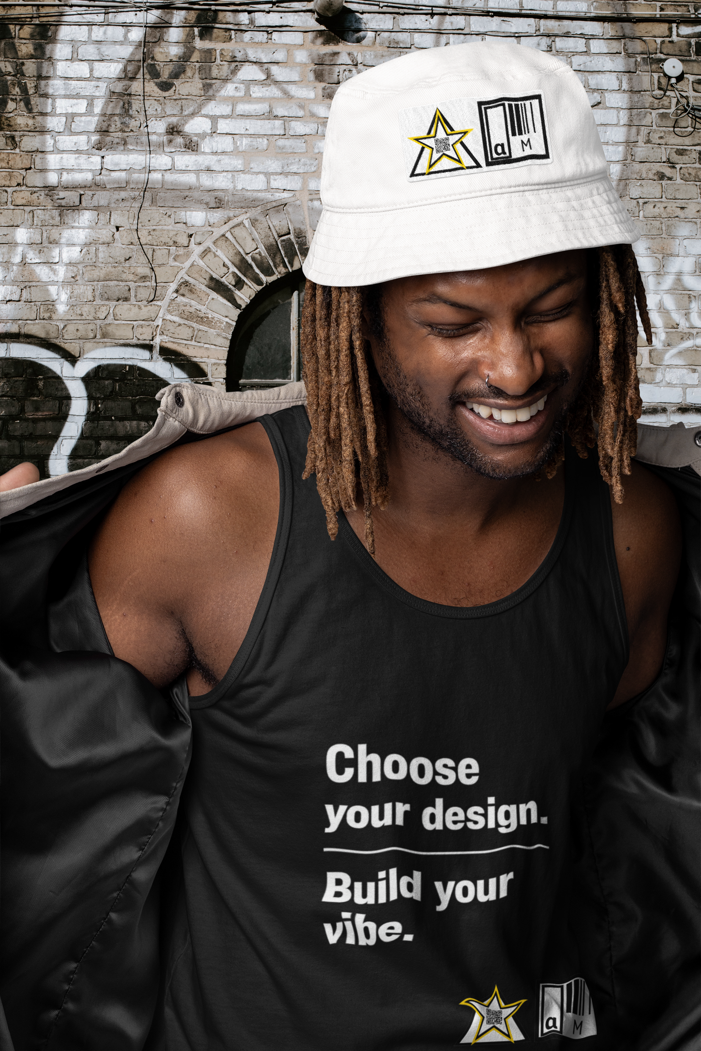Custom Clean Light Tank Choose Your Design.       Build Your Vibe.