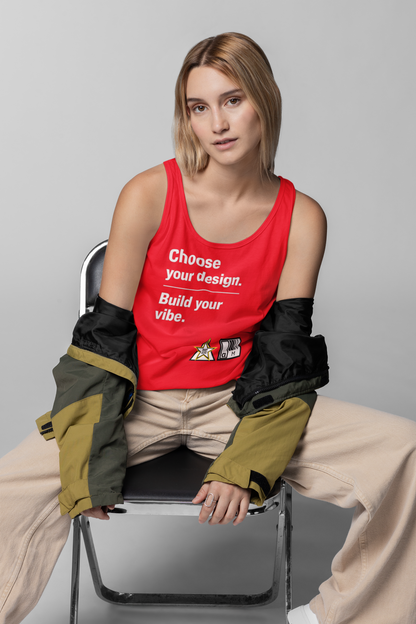Custom Clean Light Tank Choose Your Design.       Build Your Vibe.