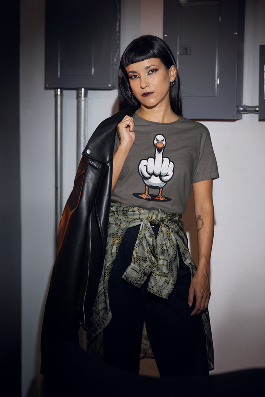 Unfiltered Goose Attitude Tee – Unisex Streetwear Graphic Tee