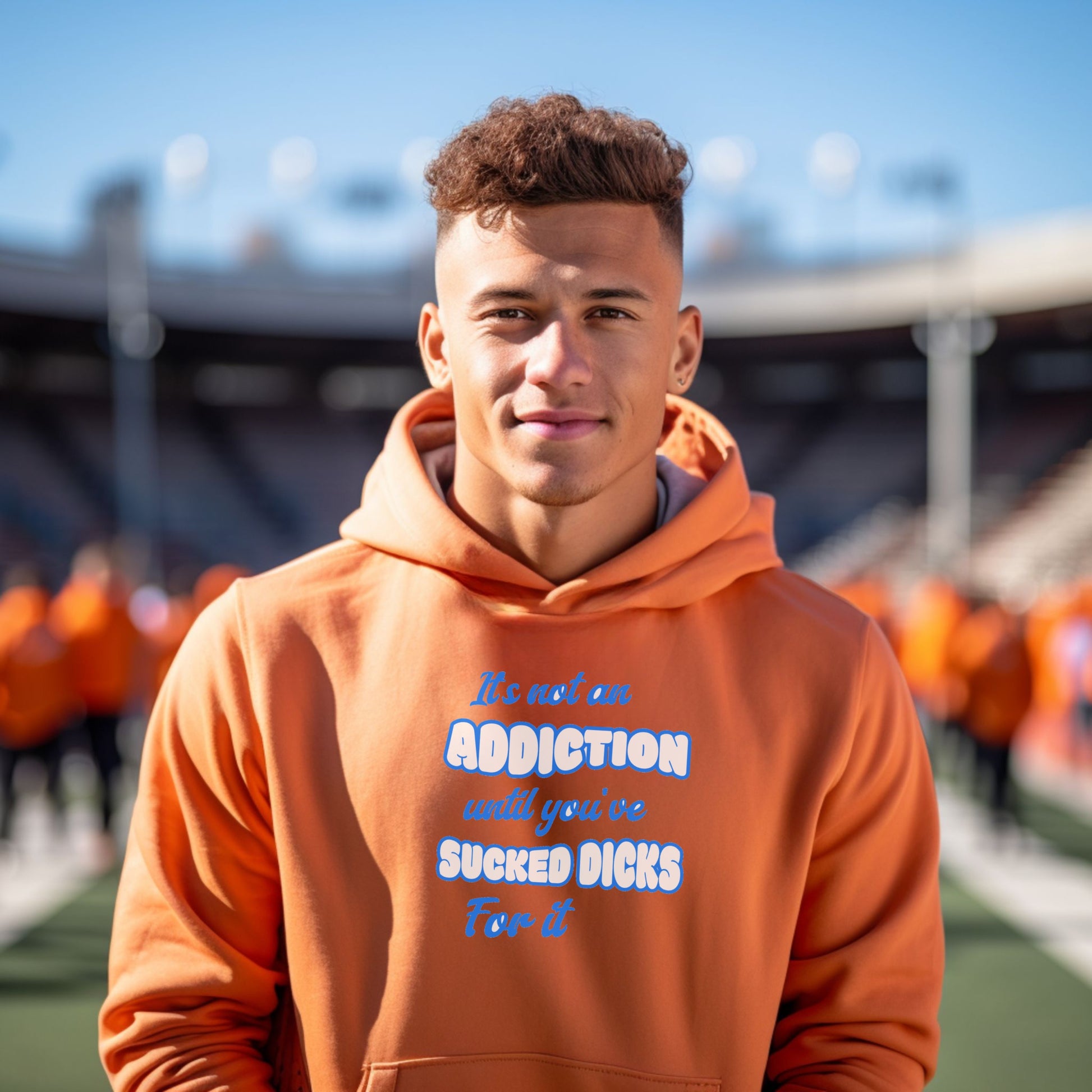 It's Not an Addiction Hoodie Urban Streetwear Fashion