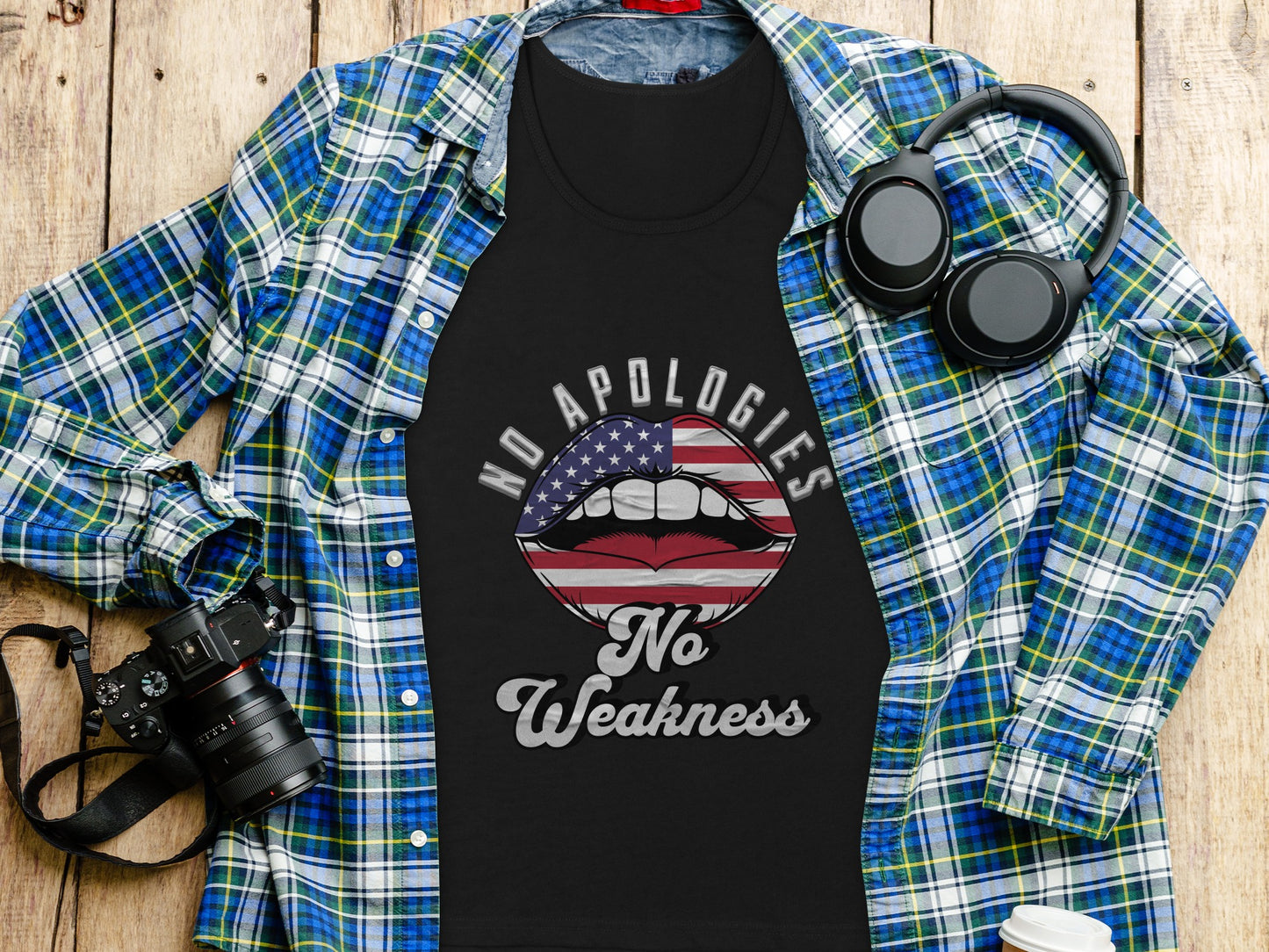Vintage No Apologies No Weakness Statement product type