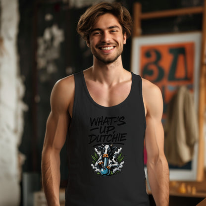 What's Up Dutchie Unique Graphic Design Tank Top product