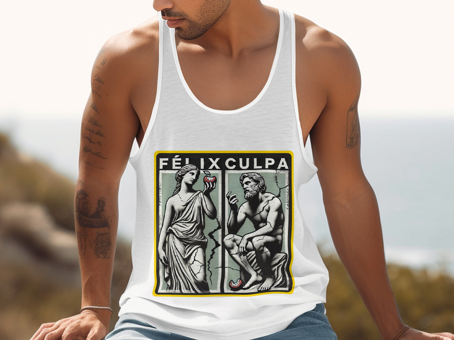 Félix Culpa Mythical Illustration Tank Top product type