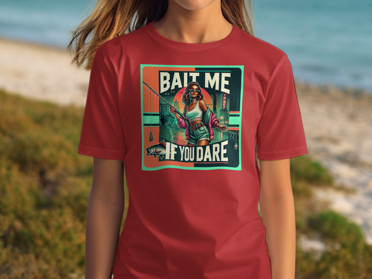 Bait Me If You Dare Fishing Graphic Tee product