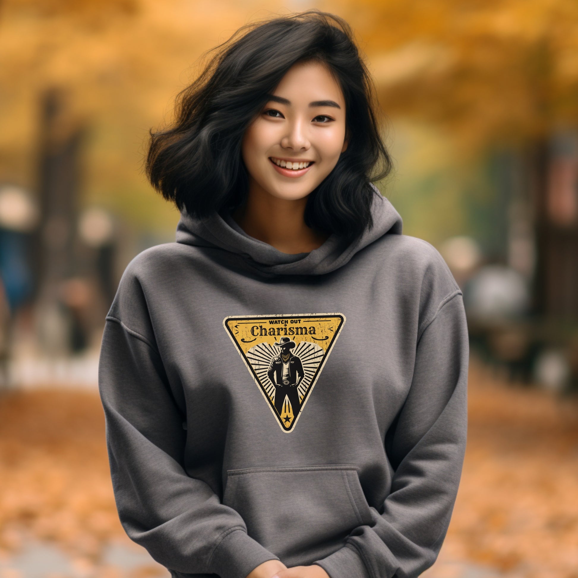 Charisma Graphic Print Hoodie Fashion Apparel product type
