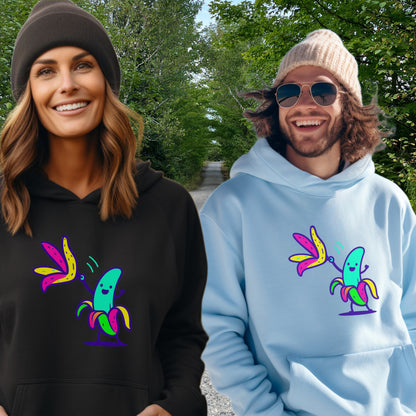 Colorful Funny Banana Dancing Hoodie Product