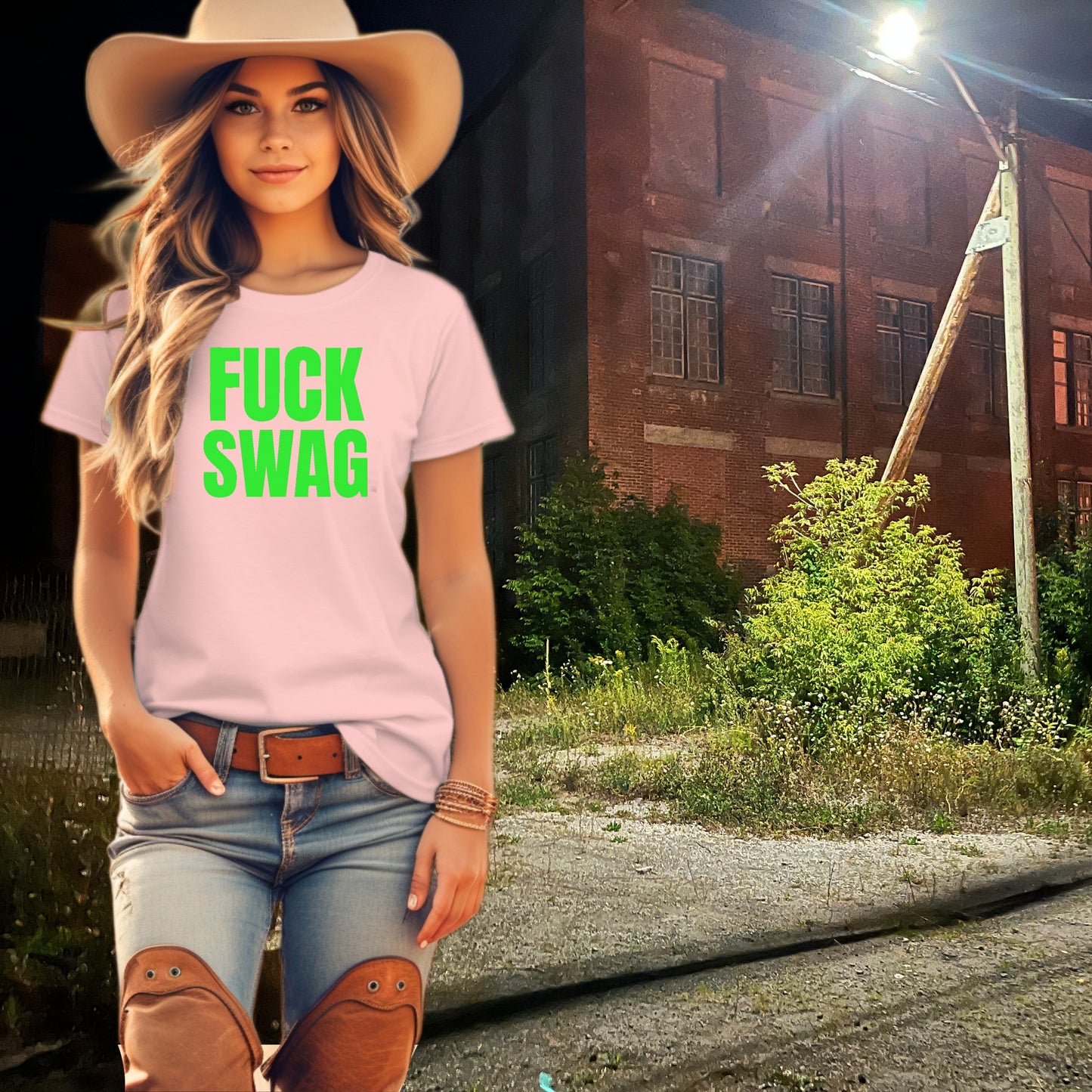 Stylish Fuck Swag Statement Tee Ideal for Urban Look