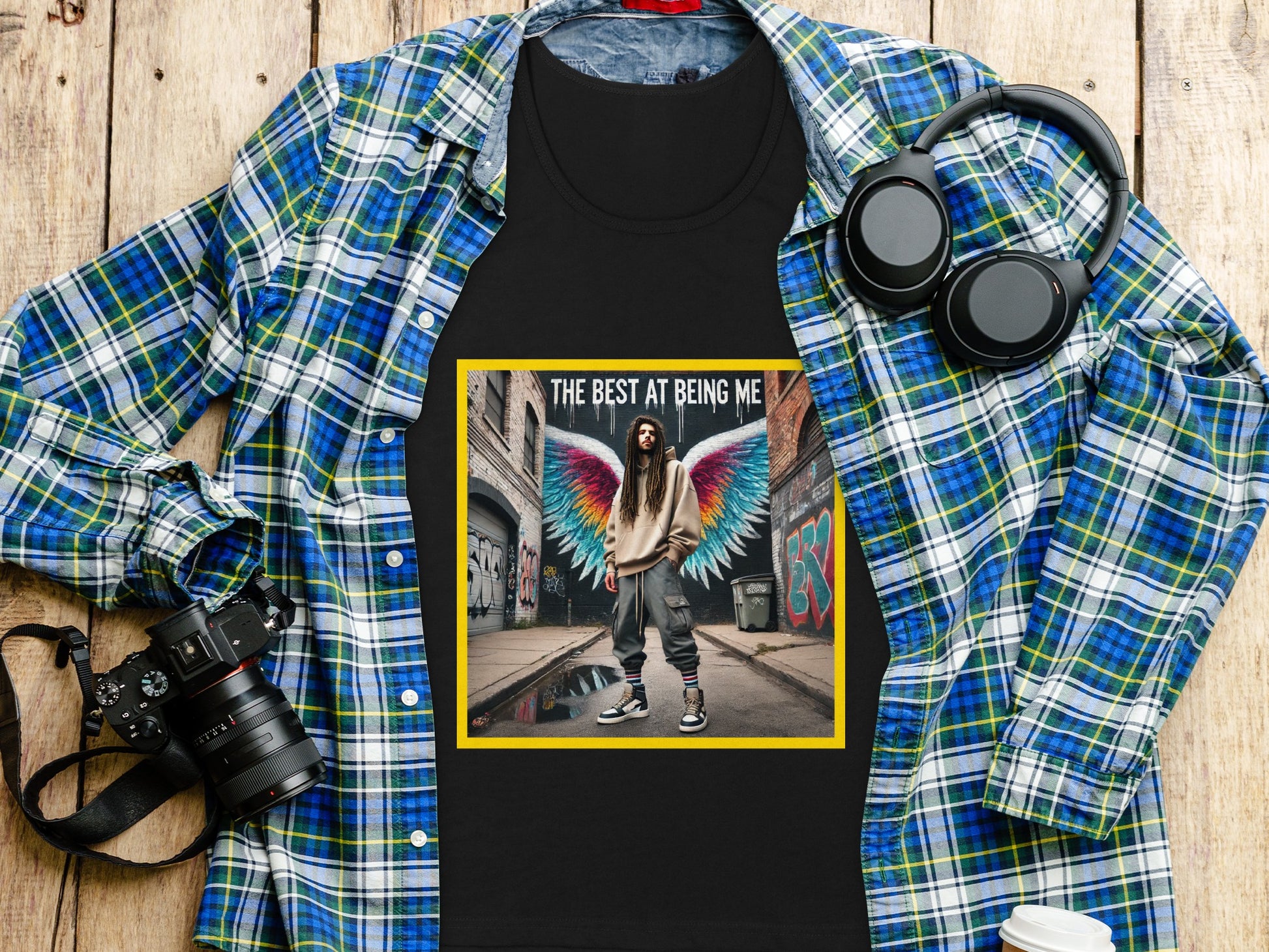 The Best At Being Me Wings Graphic Tee product