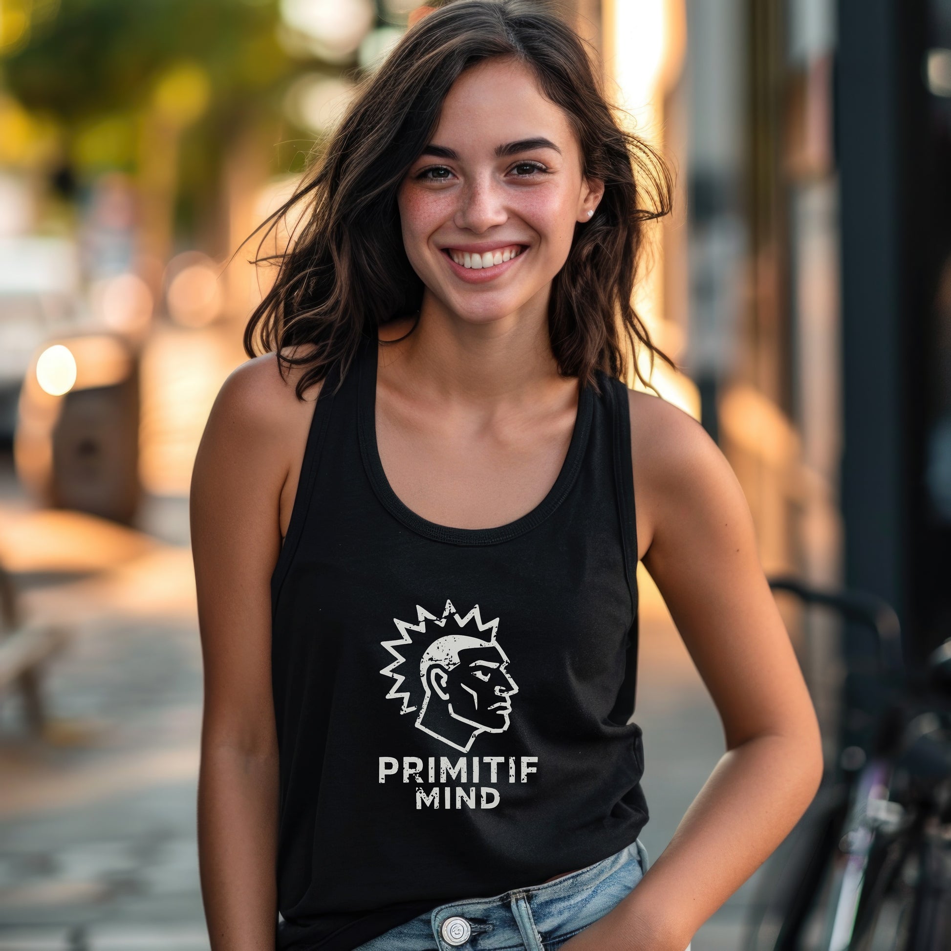 Primitive Mind Graphic Women's Tank Top product type