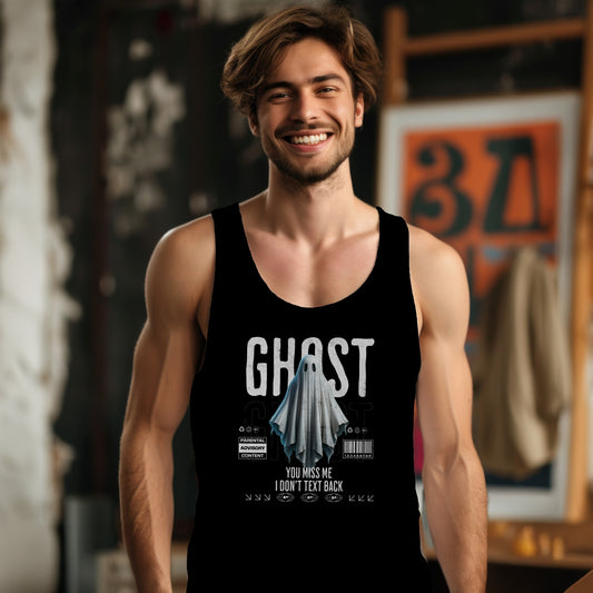 Ghost You Miss Me I Don't Text Back Tank Top Product