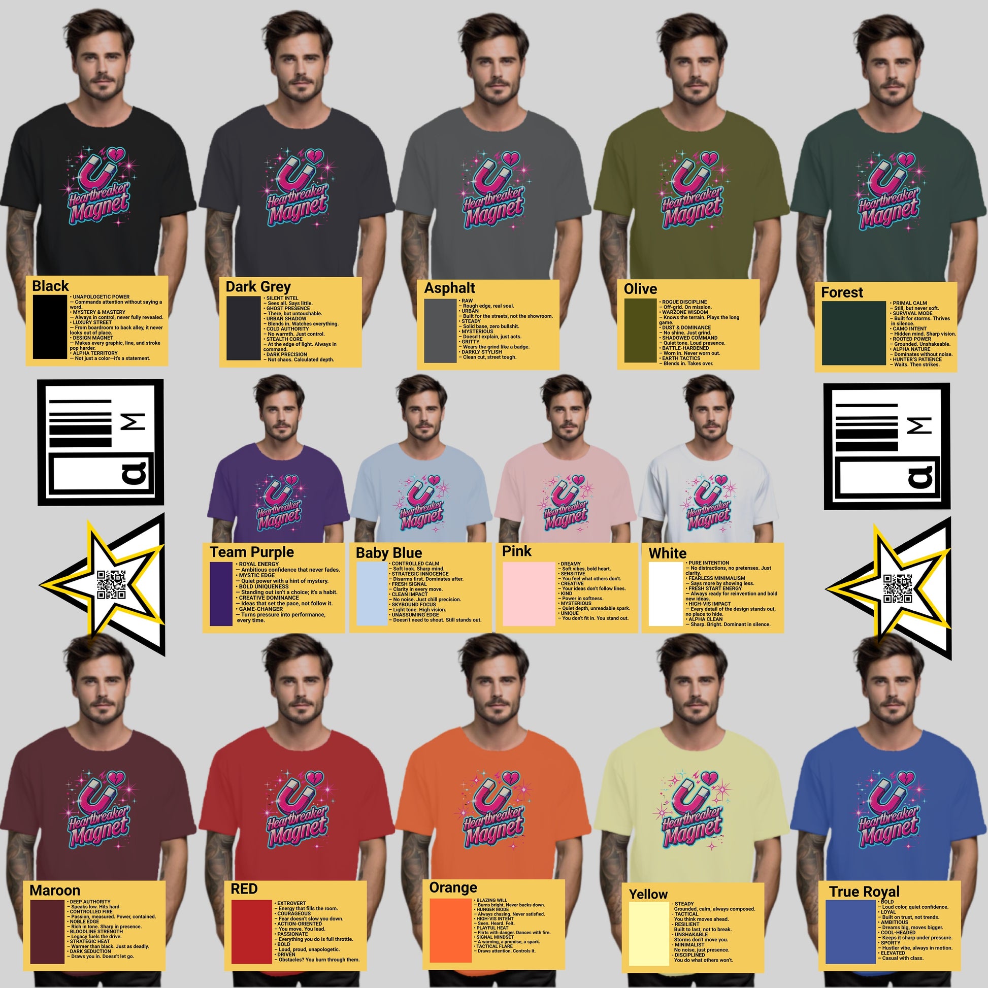 Earthy Color T-Shirts with Unique Graphic Tee product type