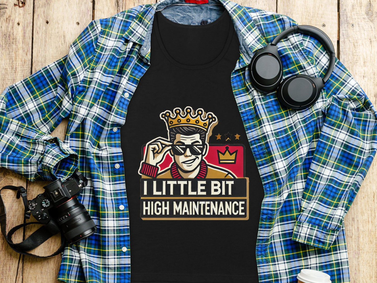 I Little Bit High Maintenance Graphic T-shirt product type