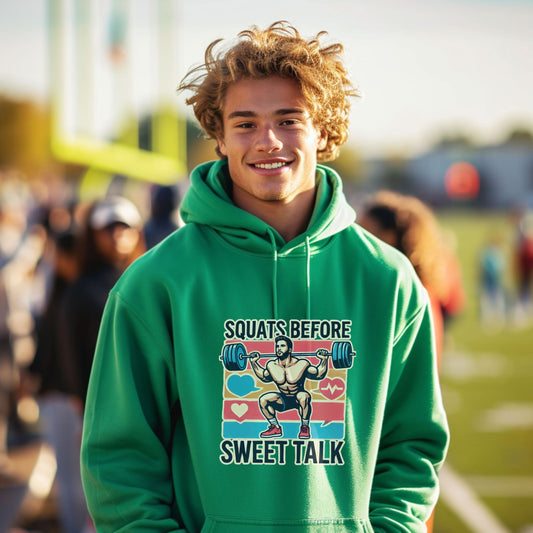Squats Before Sweet Talk Graphic Hoodie product