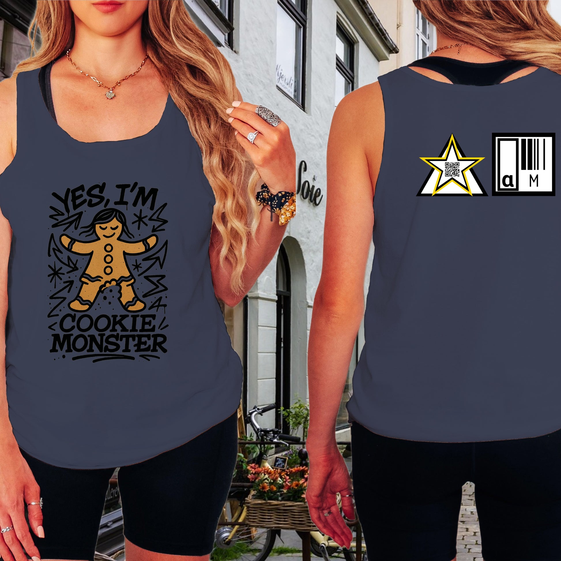 Yes I'm A Cookie Monster Funny Tank Top product
