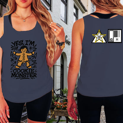 Yes I'm A Cookie Monster Funny Tank Top product